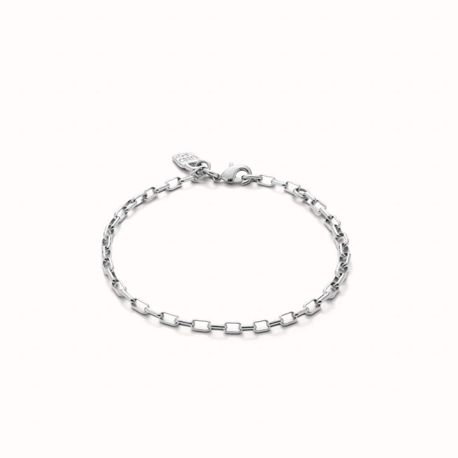 UNOde50 Bracelet Sterling silver-plated bracelet with mid-sized links