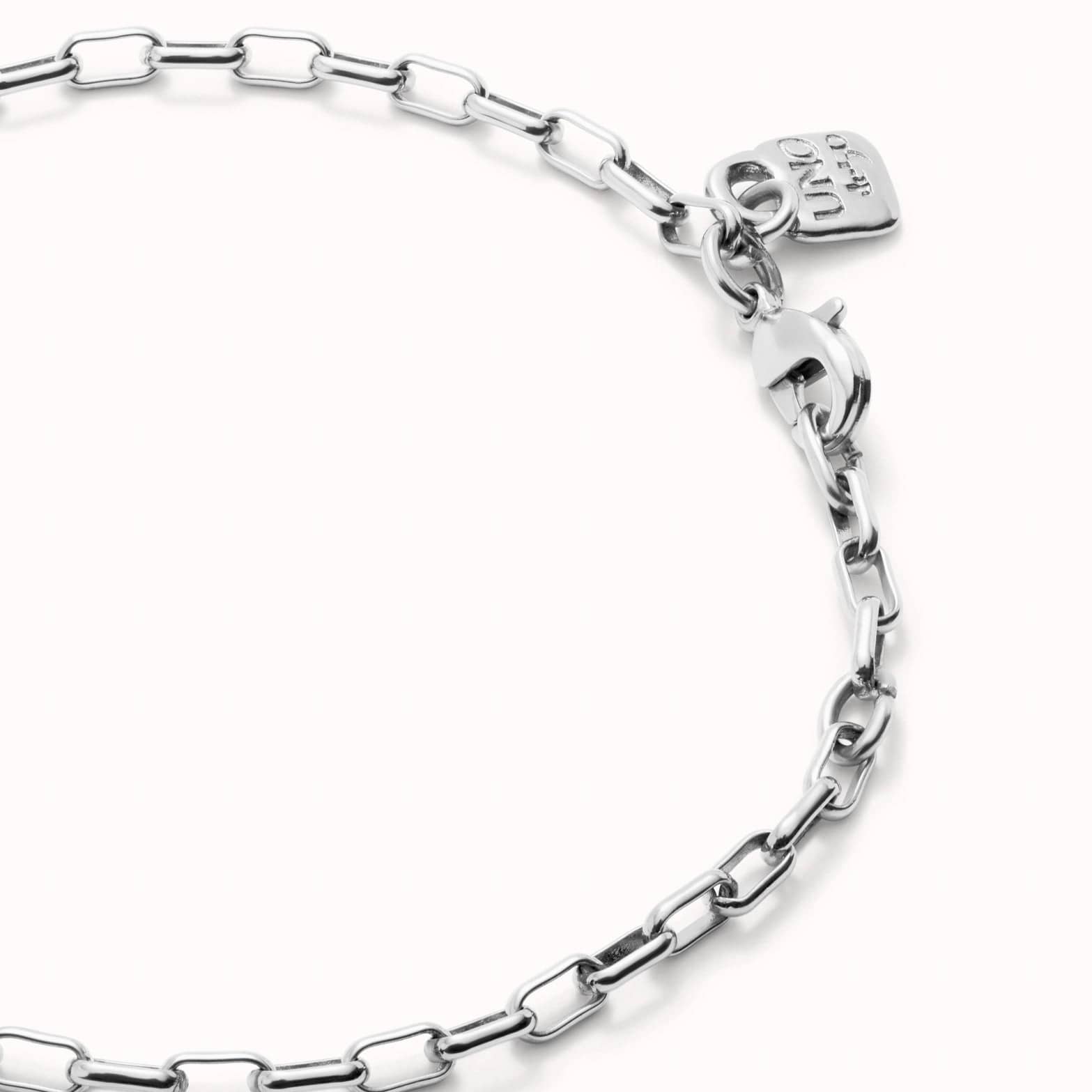 UNOde50 Bracelet Sterling silver-plated bracelet with mid-sized links