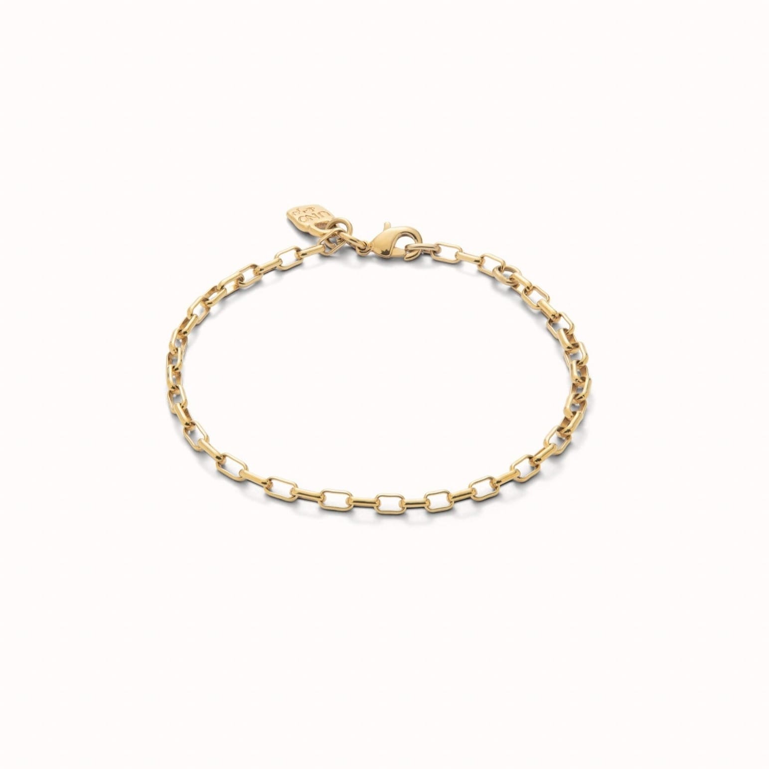 UNOde50 Bracelet 18K gold-plated beads bracelet