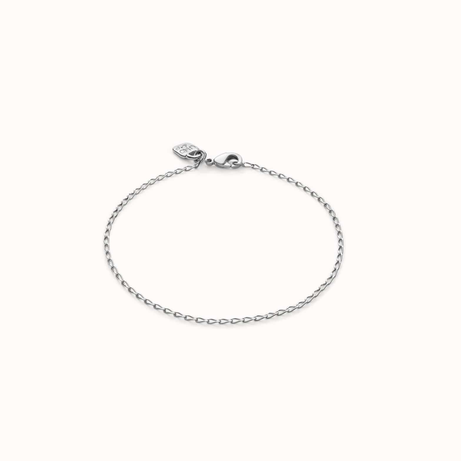 UNOde50 Bracelet Sterling silver-plated bracelet with oval links