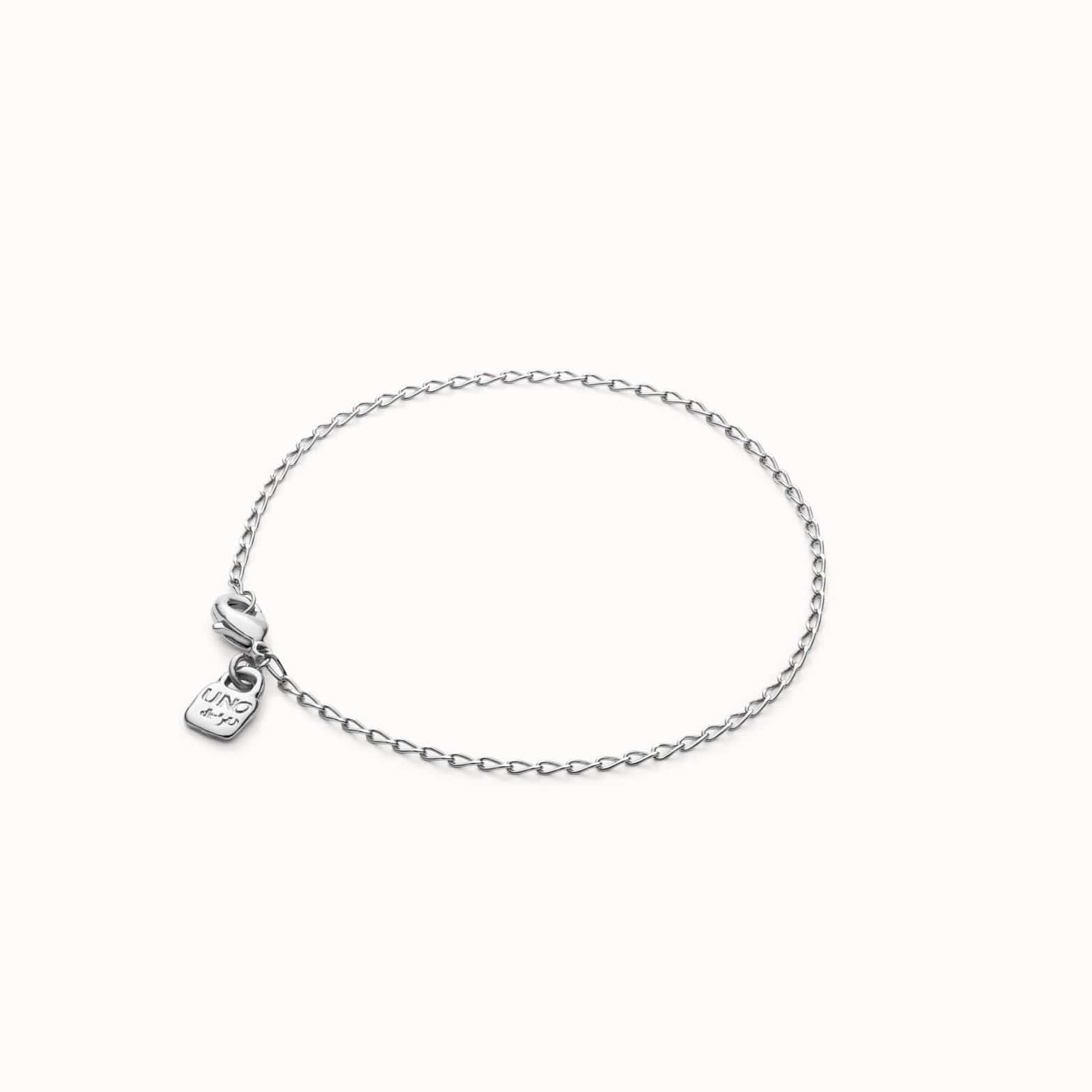 UNOde50 Bracelet Sterling silver-plated bracelet with oval links