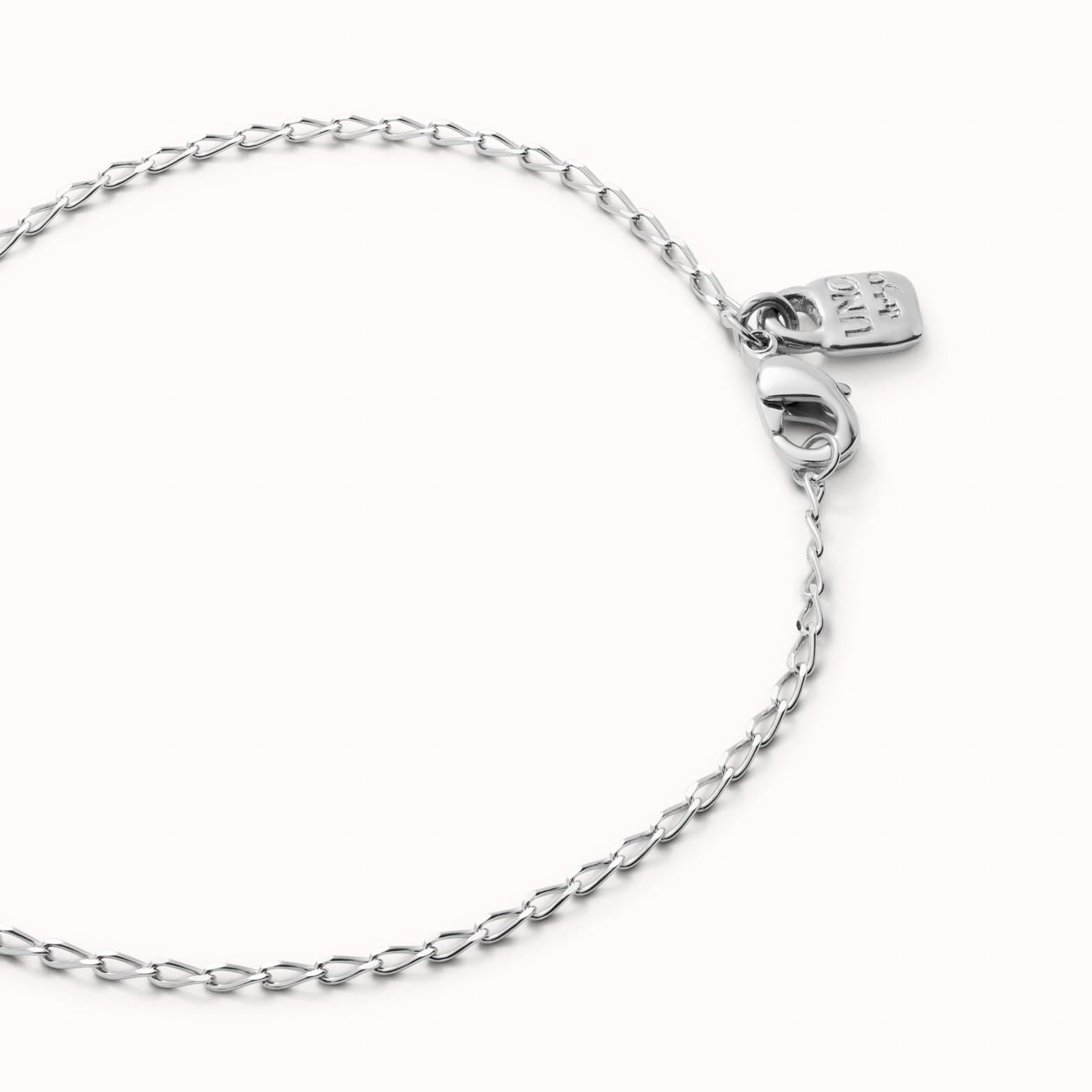 UNOde50 Bracelet Sterling silver-plated bracelet with oval links