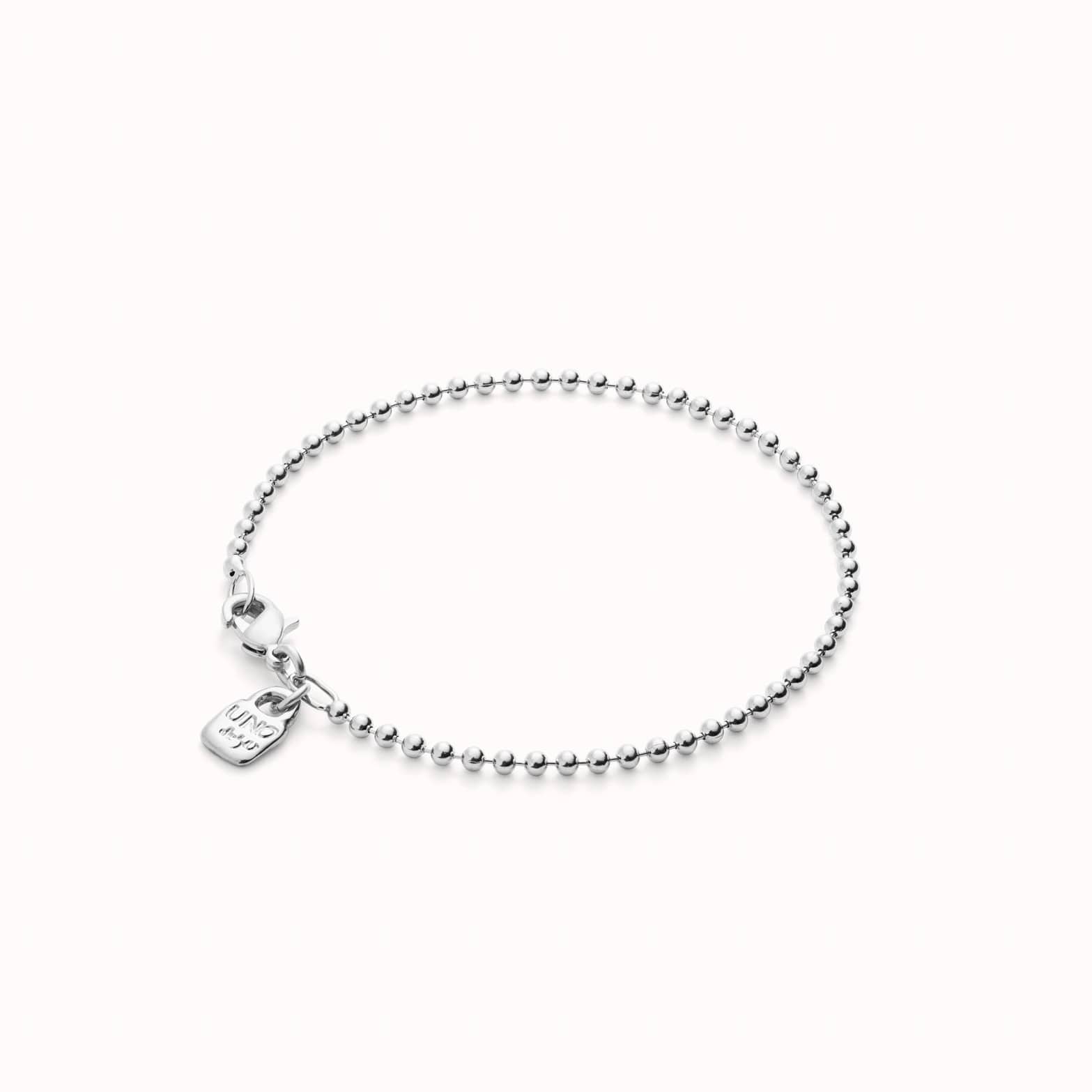 UNOde50 Bracelet Sterling silver-plated beads bracelet