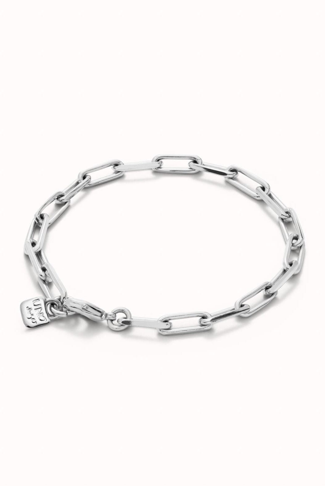 UNOde50 Bracelet Sterling silver-plated bracelet with big links