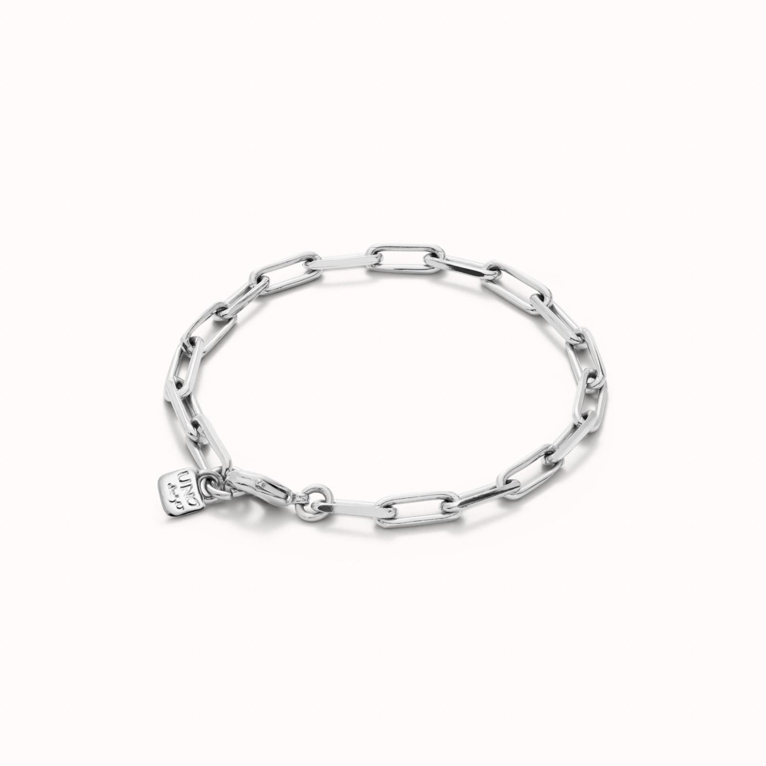 UNOde50 Bracelet Sterling silver-plated bracelet with big links