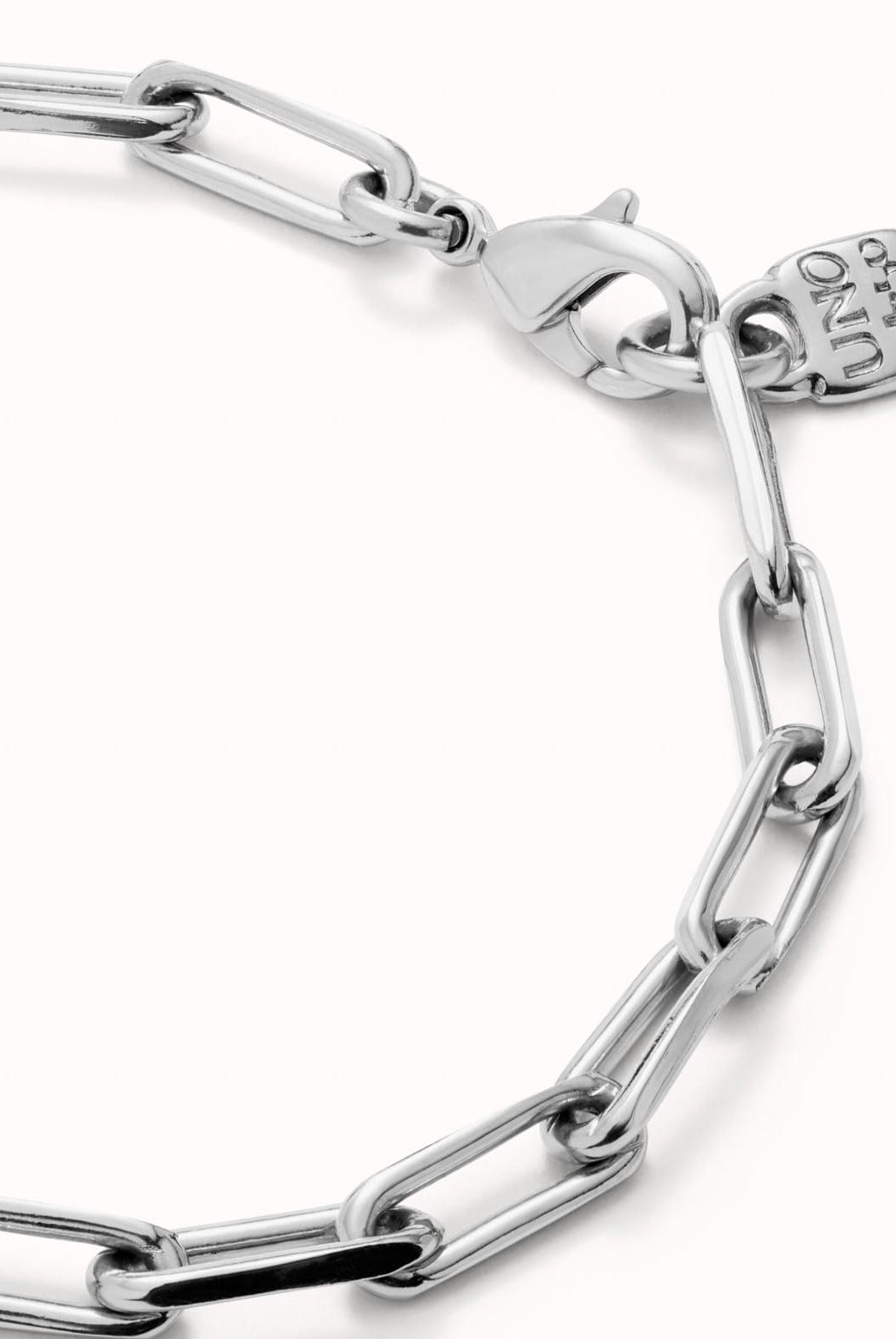UNOde50 Bracelet Sterling silver-plated bracelet with big links