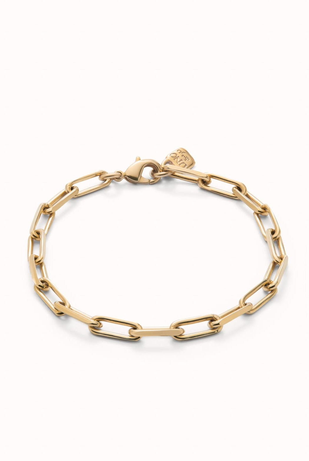 UNOde50 Bracelet 18K gold-plated bracelet with big links