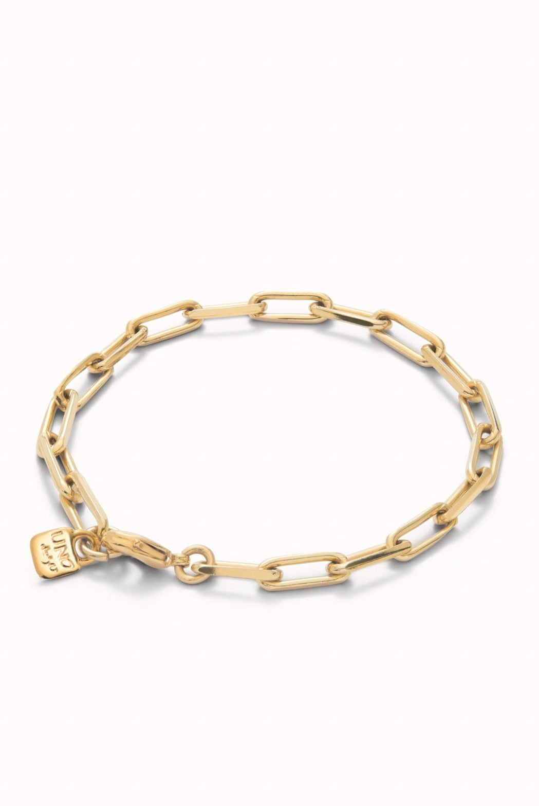 UNOde50 Bracelet 18K gold-plated bracelet with big links