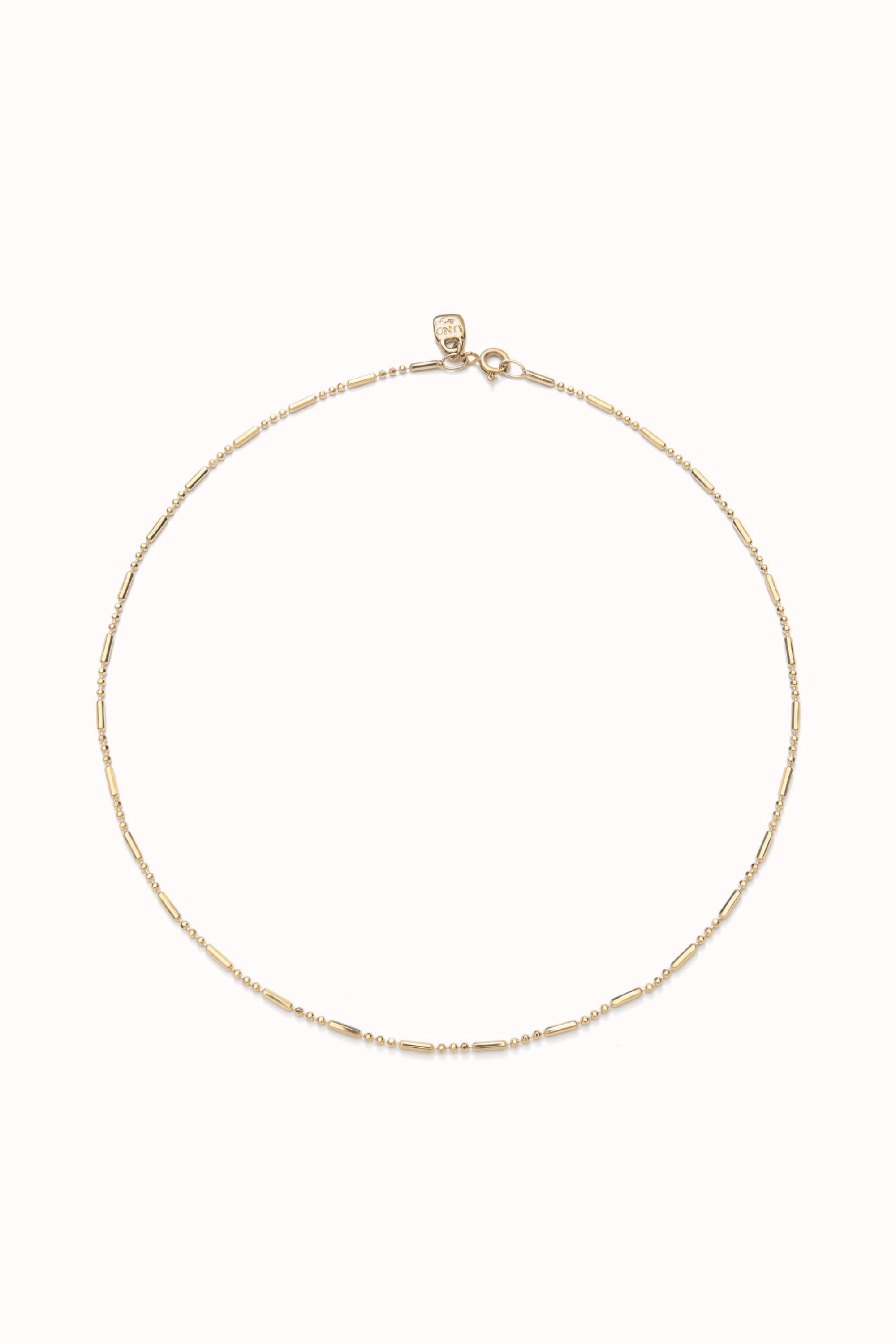 UNOde50 Necklace 18K gold-plated mid-sized chain