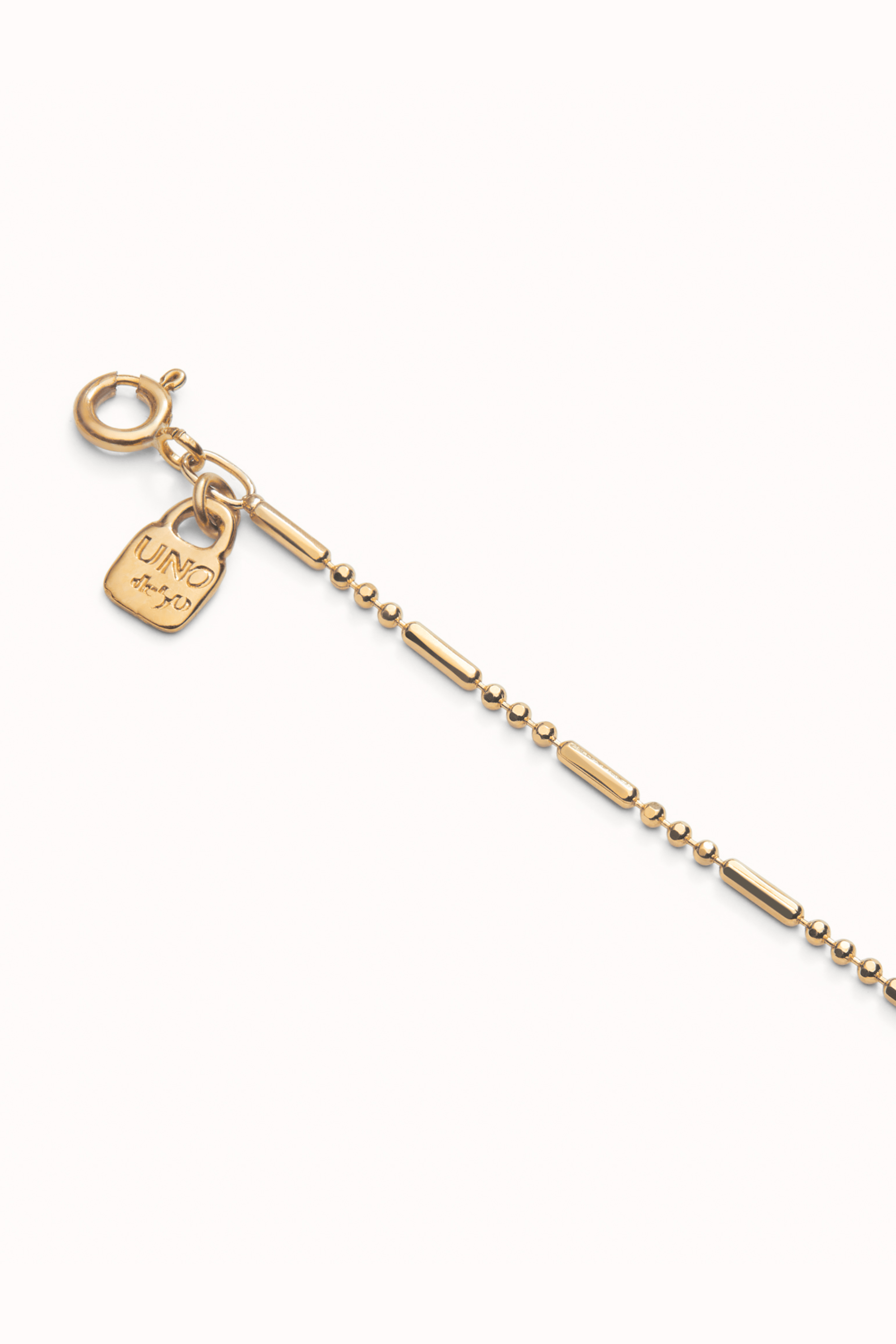 UNOde50 Necklace 18K gold-plated mid-sized chain