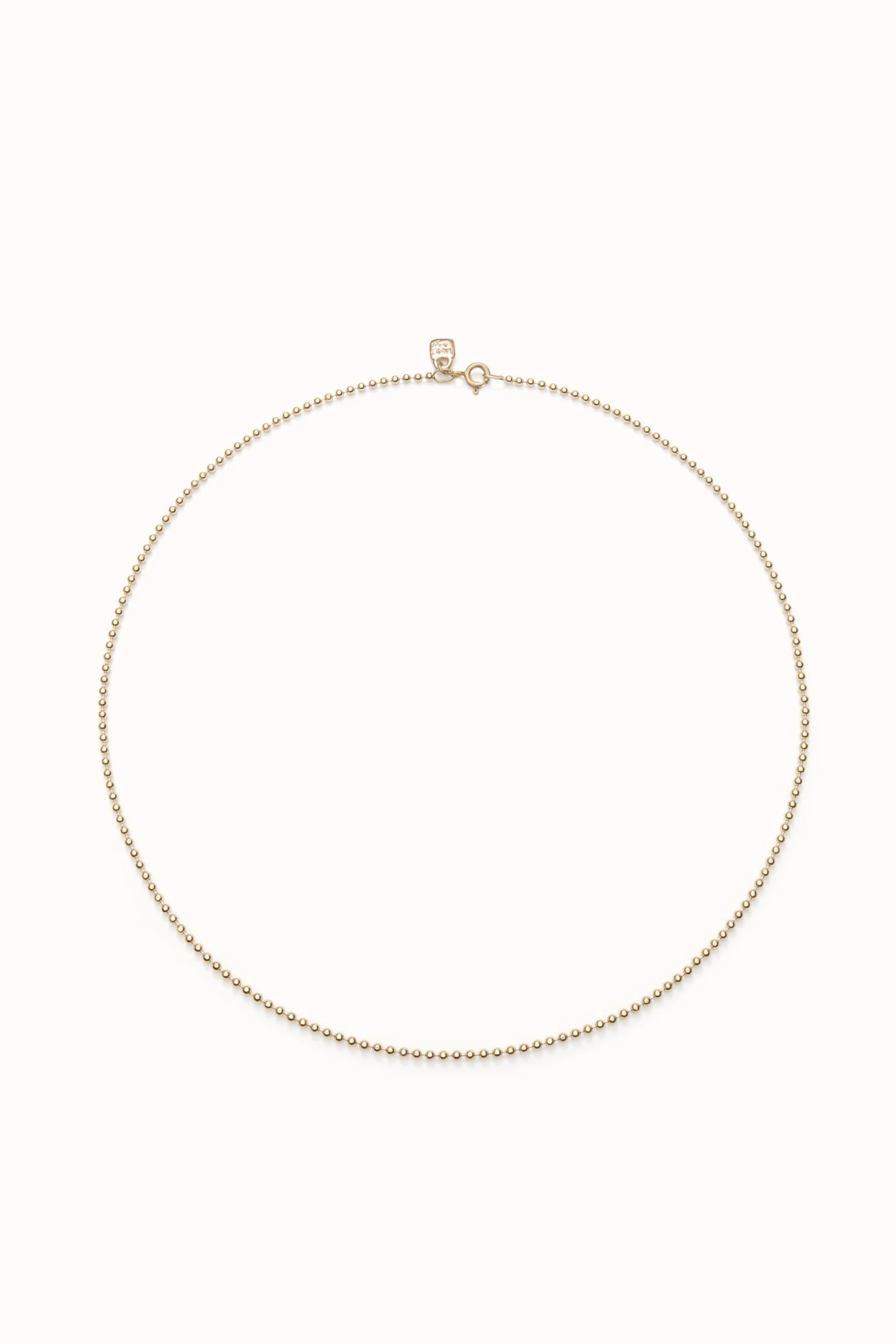 UNOde50 Jewelry 18K gold-plated mid-sized chain with beads
