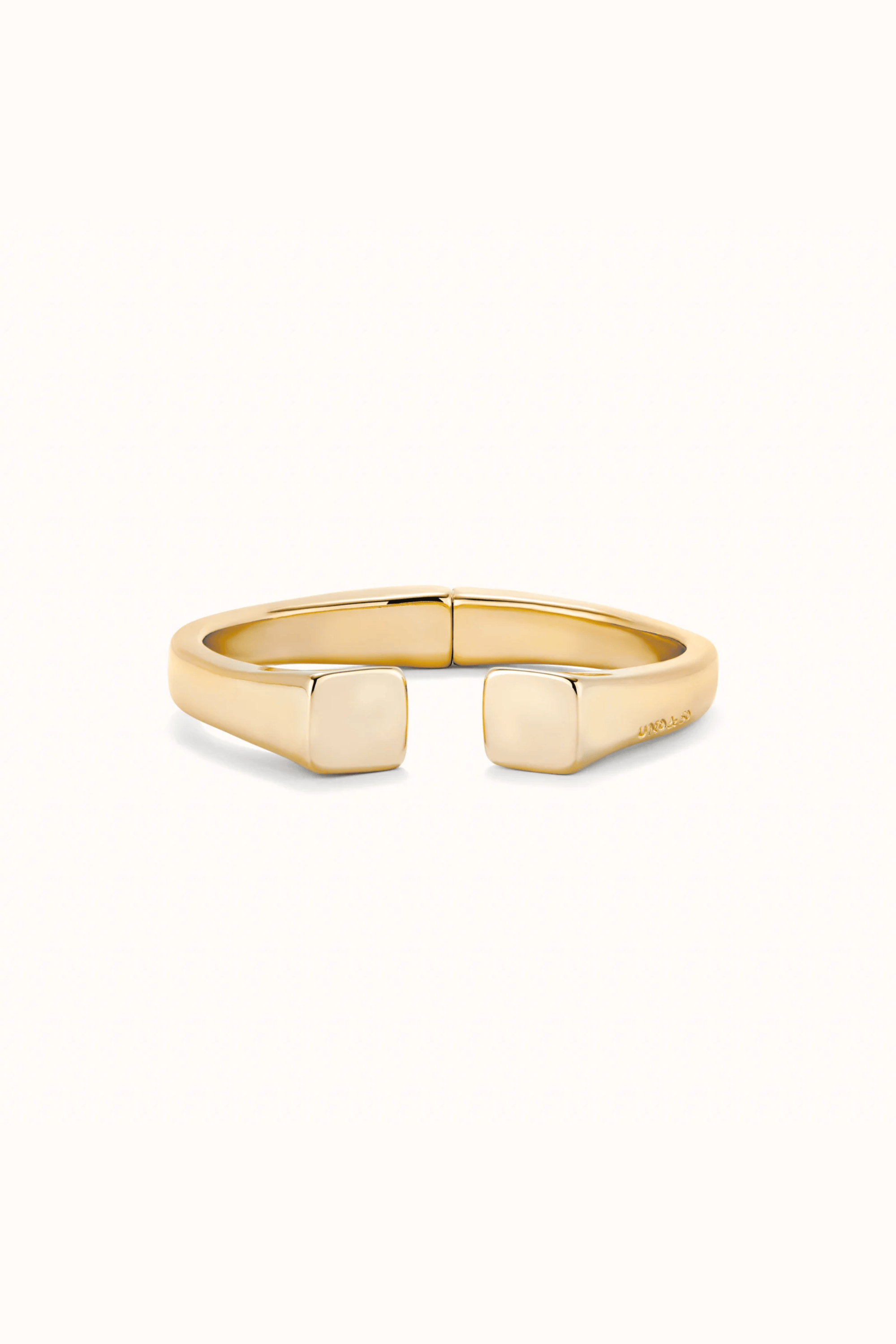 UNOde50 Bracelet 18K gold-plated bracelet with beads and elongated pieces