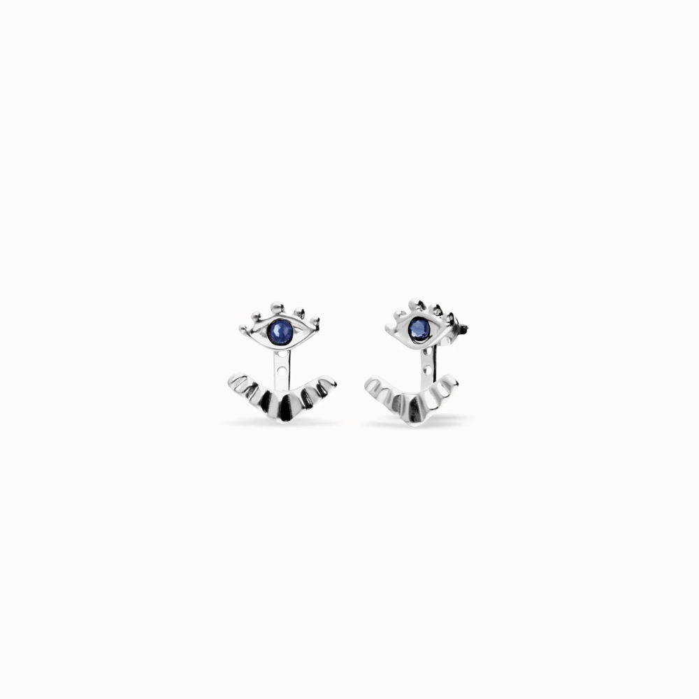 UNOde50 Earring Eye-shaped stud earrings with crystal
