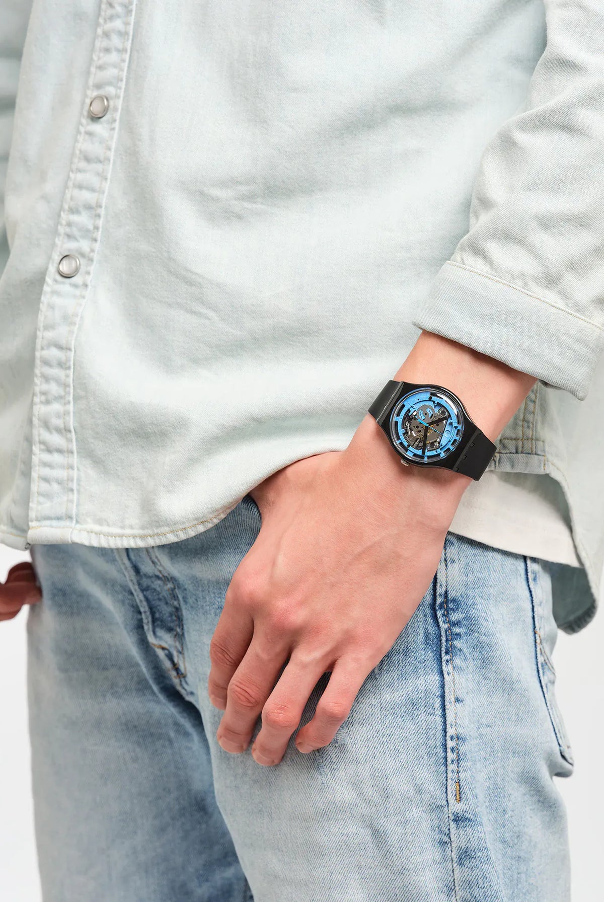 Swatch Watch Blue Anatomy