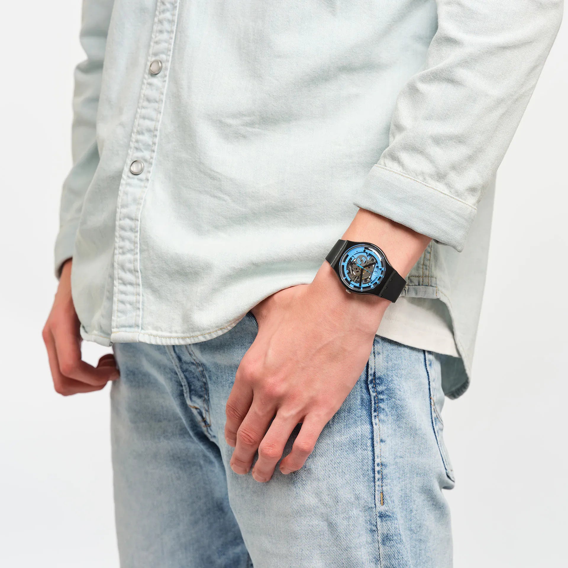 Swatch Watch Blue Anatomy