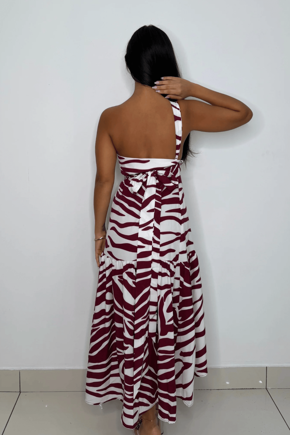 eBoutike Bottom Wrap Around Zebra Print Skirt