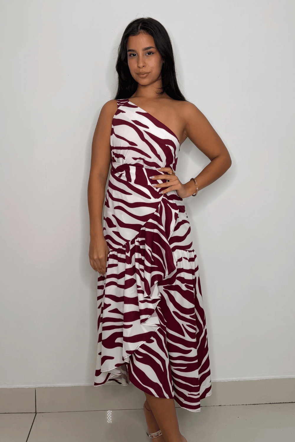 eBoutike Bottom Wrap Around Zebra Print Skirt