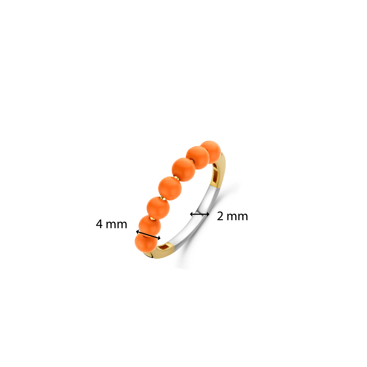 Ti Sento Descontinuado Ring 12284OR Orange
