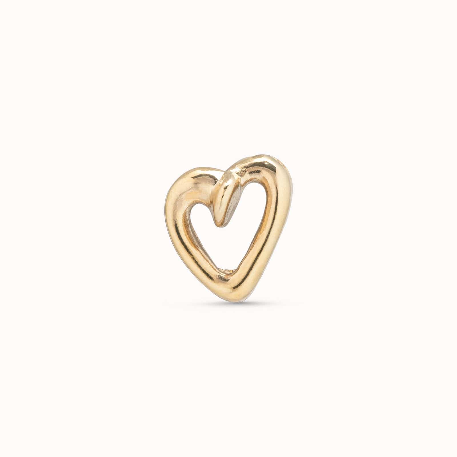 UNOde50 Earring Heart 2 Stud Piercing