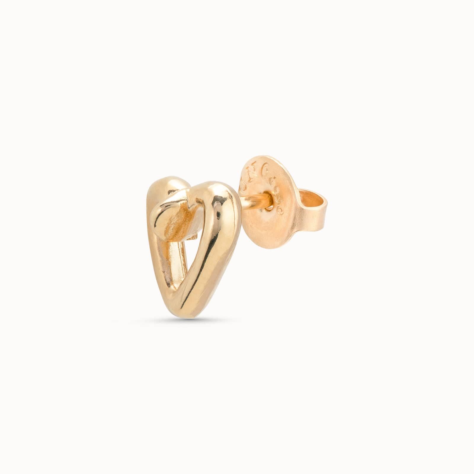 UNOde50 Earring Heart 2 Stud Piercing