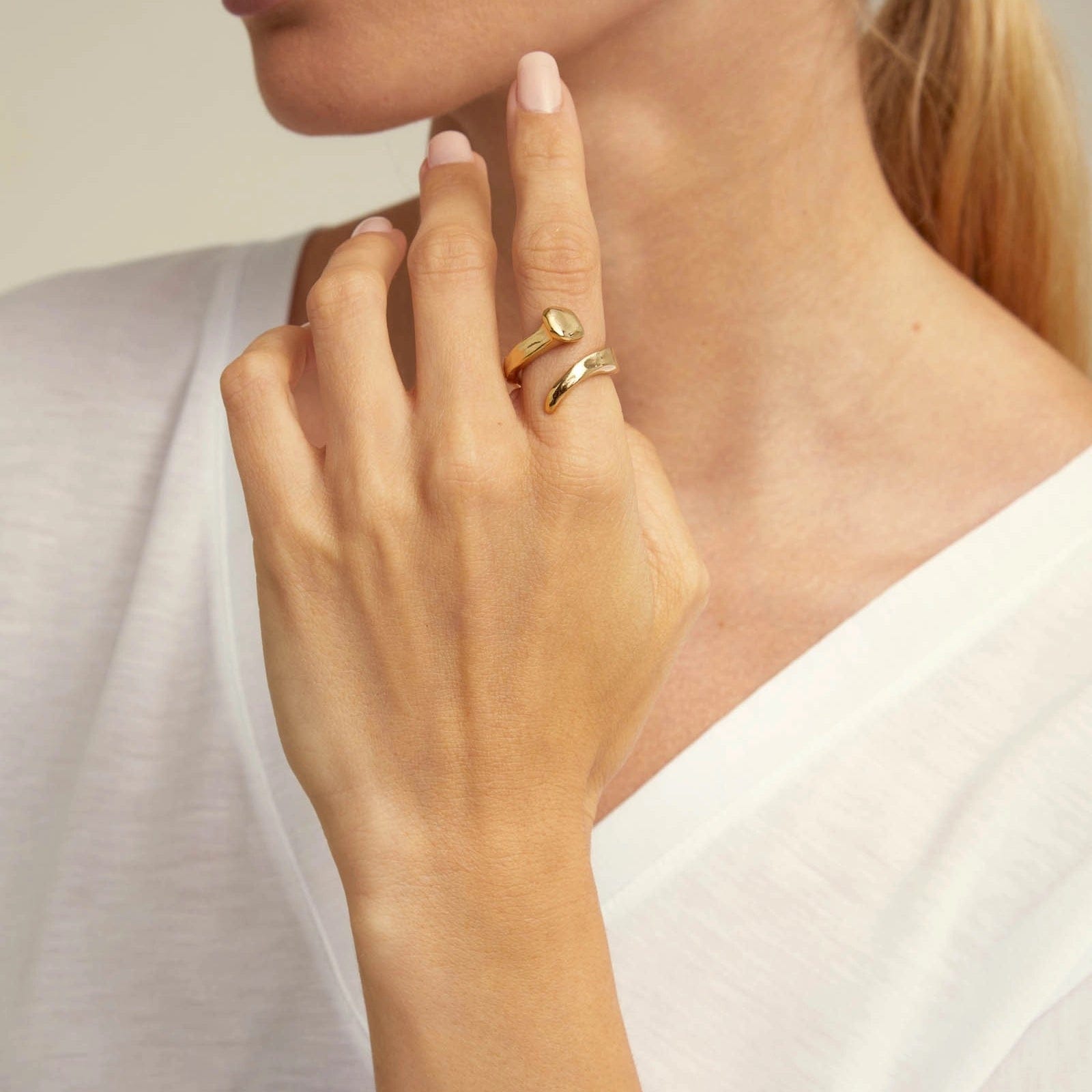 UNOde50 Ring Nail shape ring