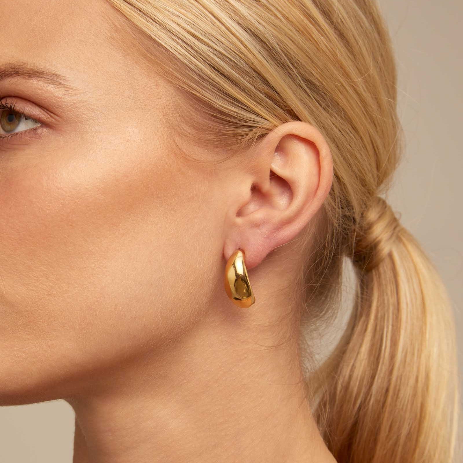 Drops Gold Earrings - éBoutiké