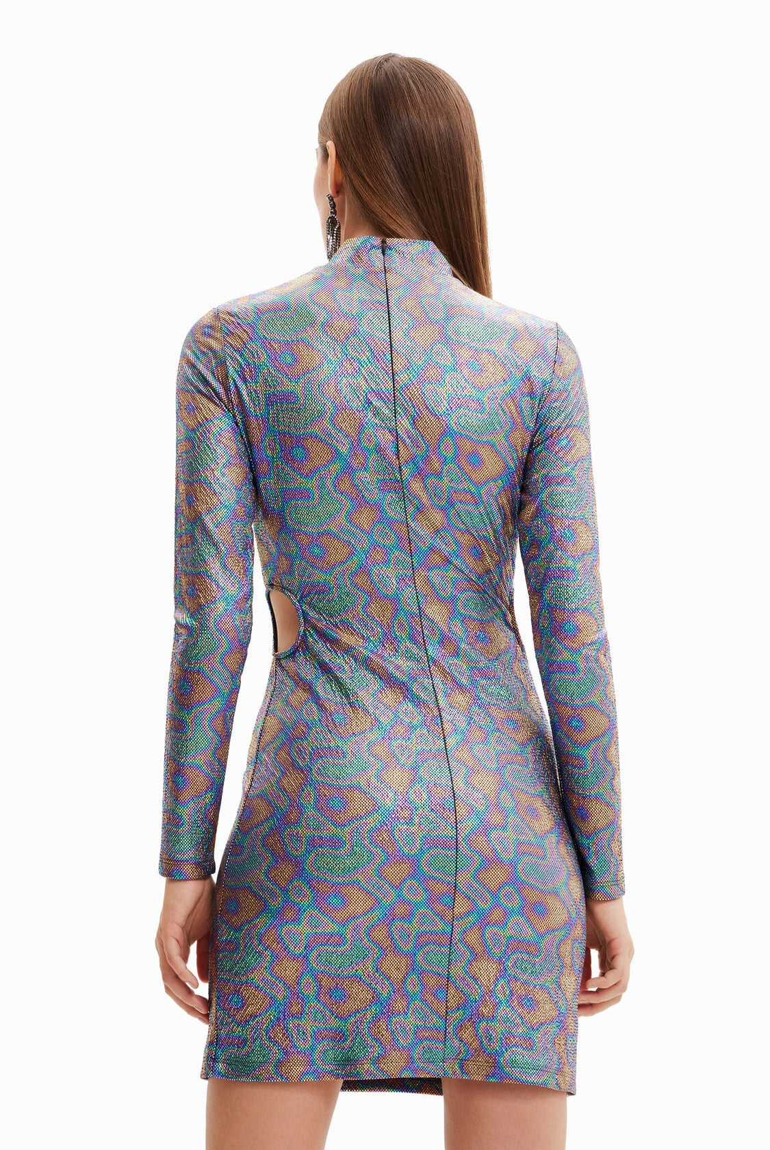 eBoutike Bottom Metallic short dress