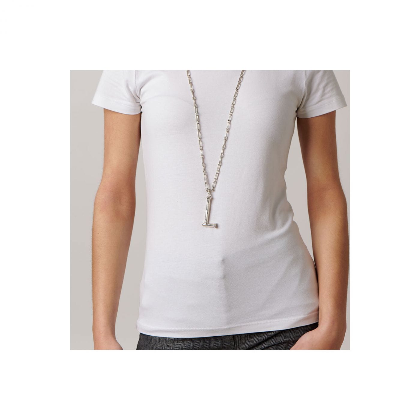 UNOde50 Charms & Pendants Large L initial charm