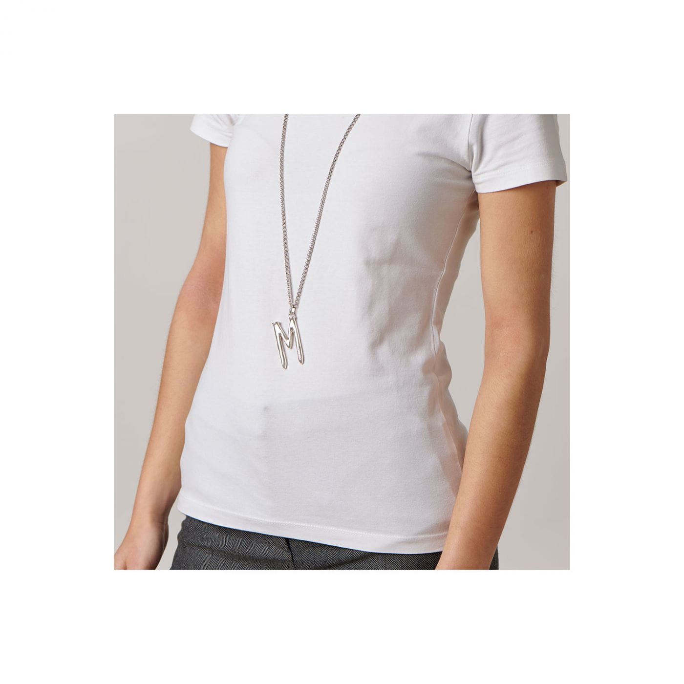UNOde50 Charms & Pendants Large M initial charm