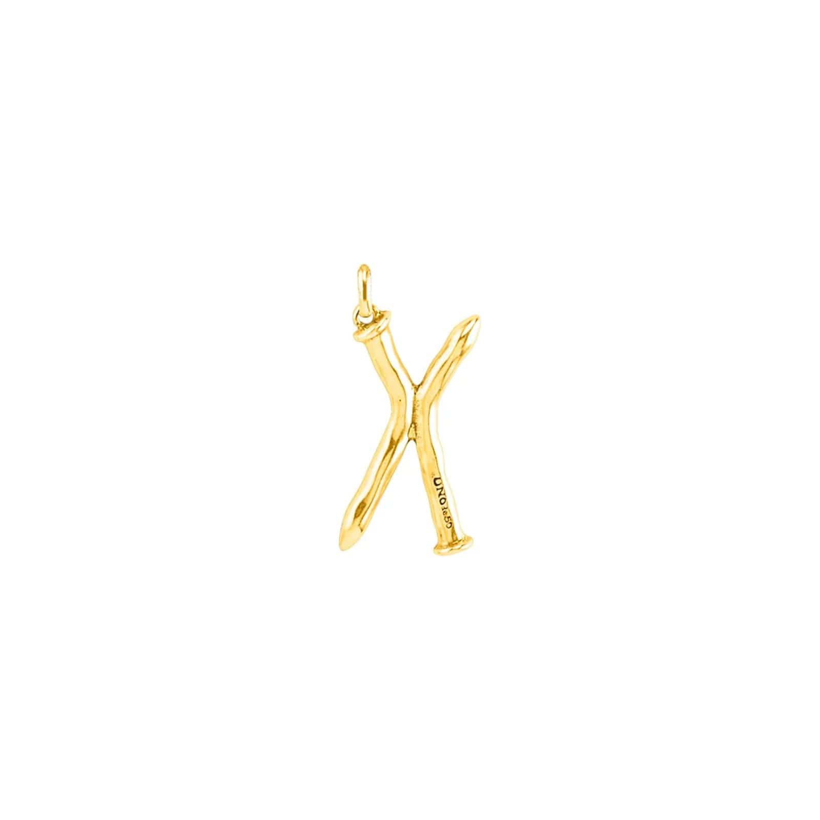 UNOde50 Charms & Pendants GIMME AN X - GOLD
