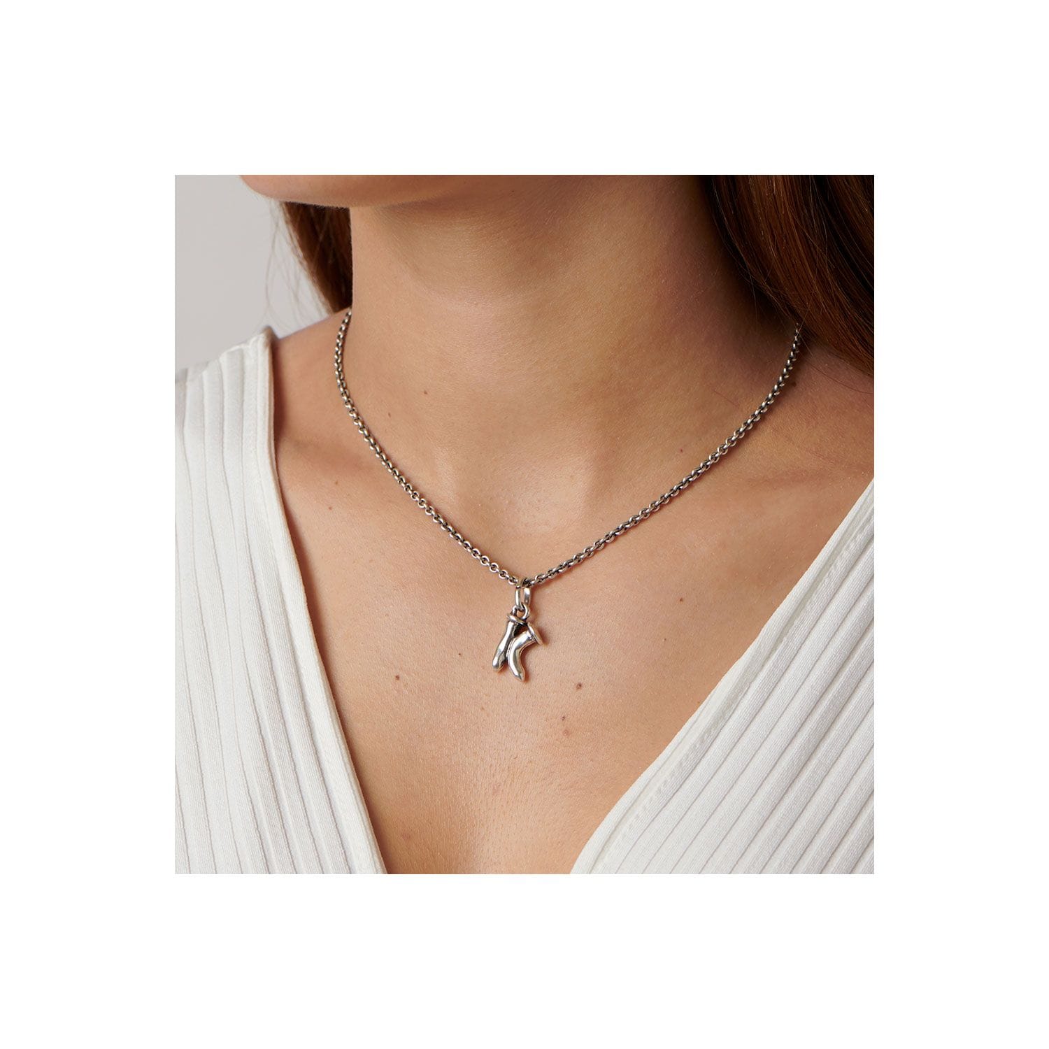 UNOde50 Charms & Pendants Sterling silver-plated letter K cha