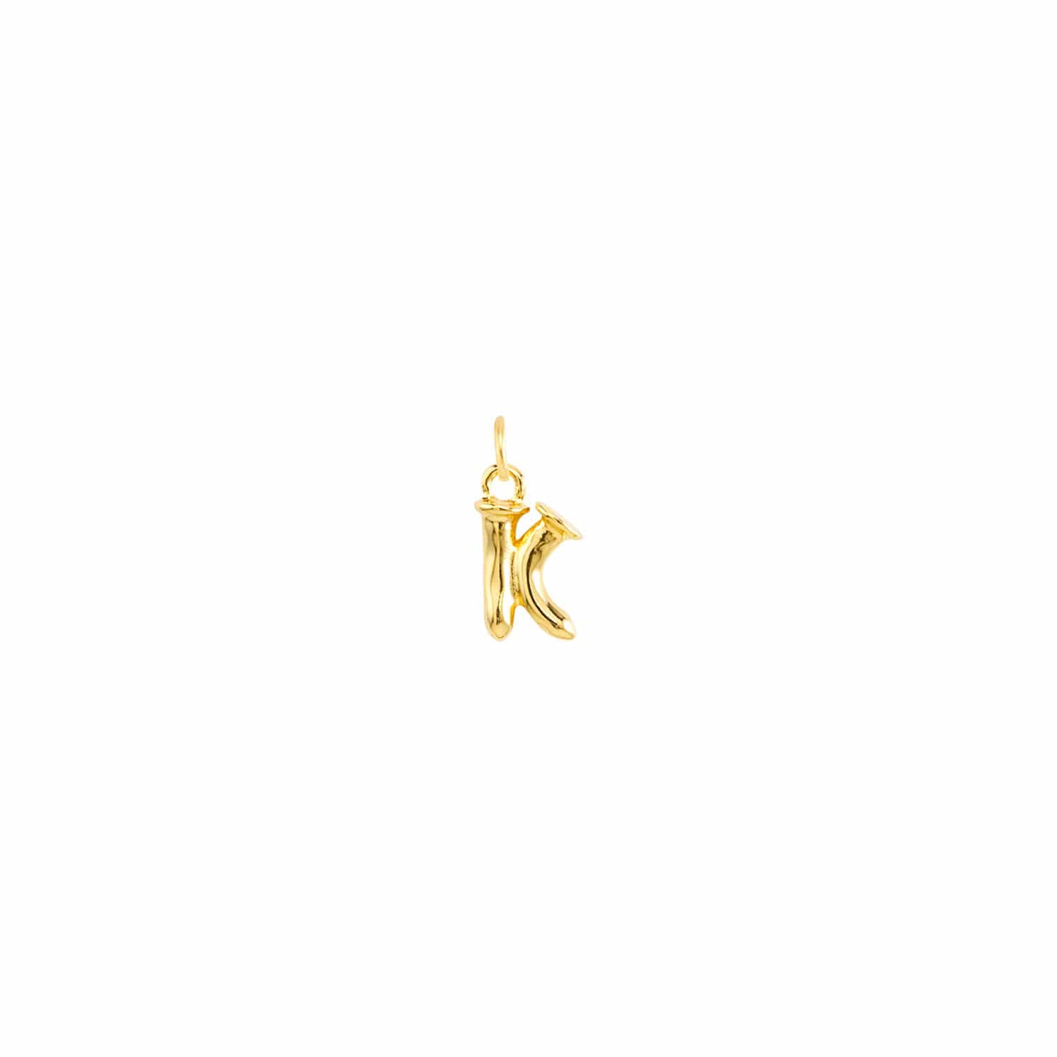 UNOde50 Charms & Pendants 18K gold-plated letter K charm