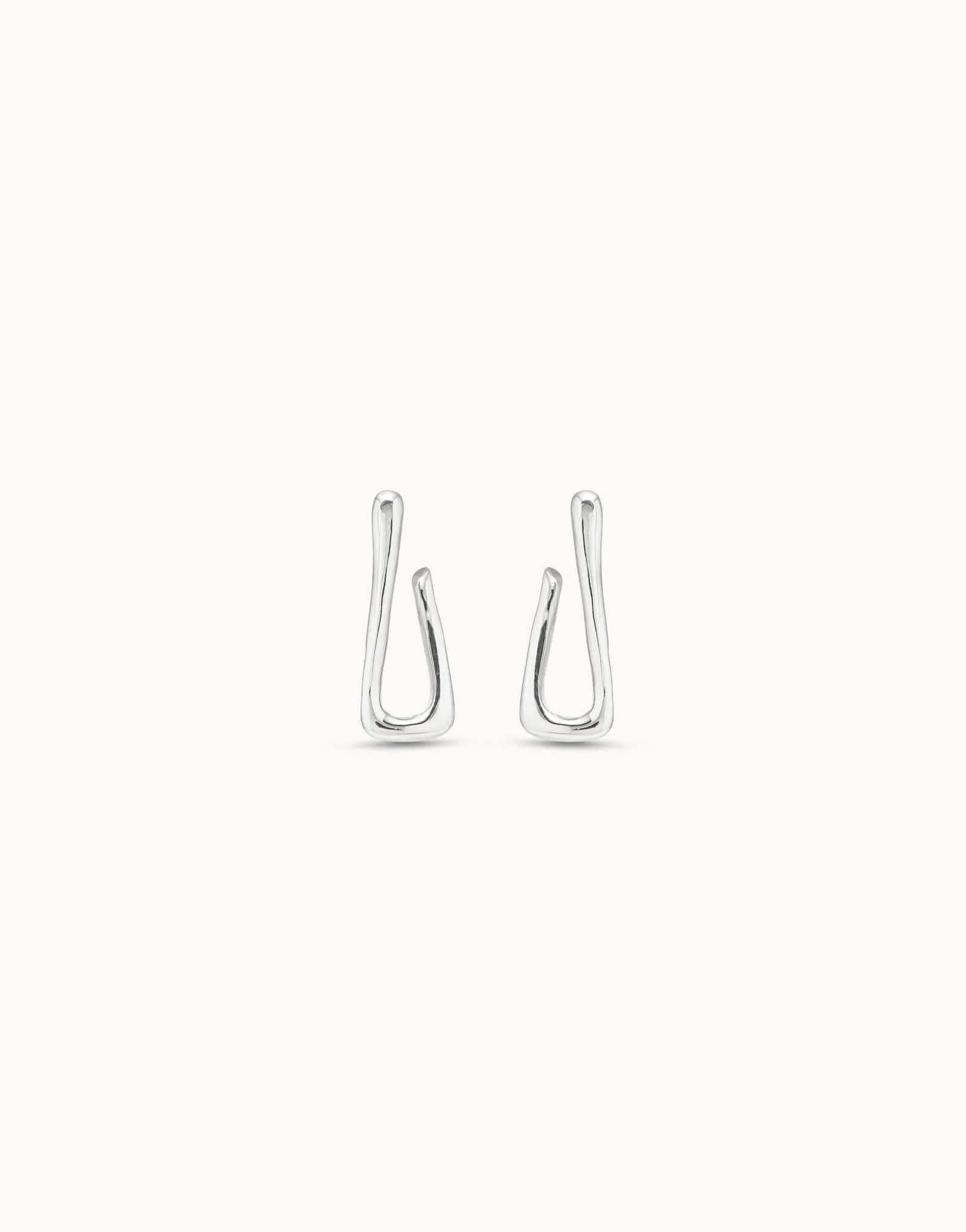 UNOde50 Earring Link shaped hoop earrings