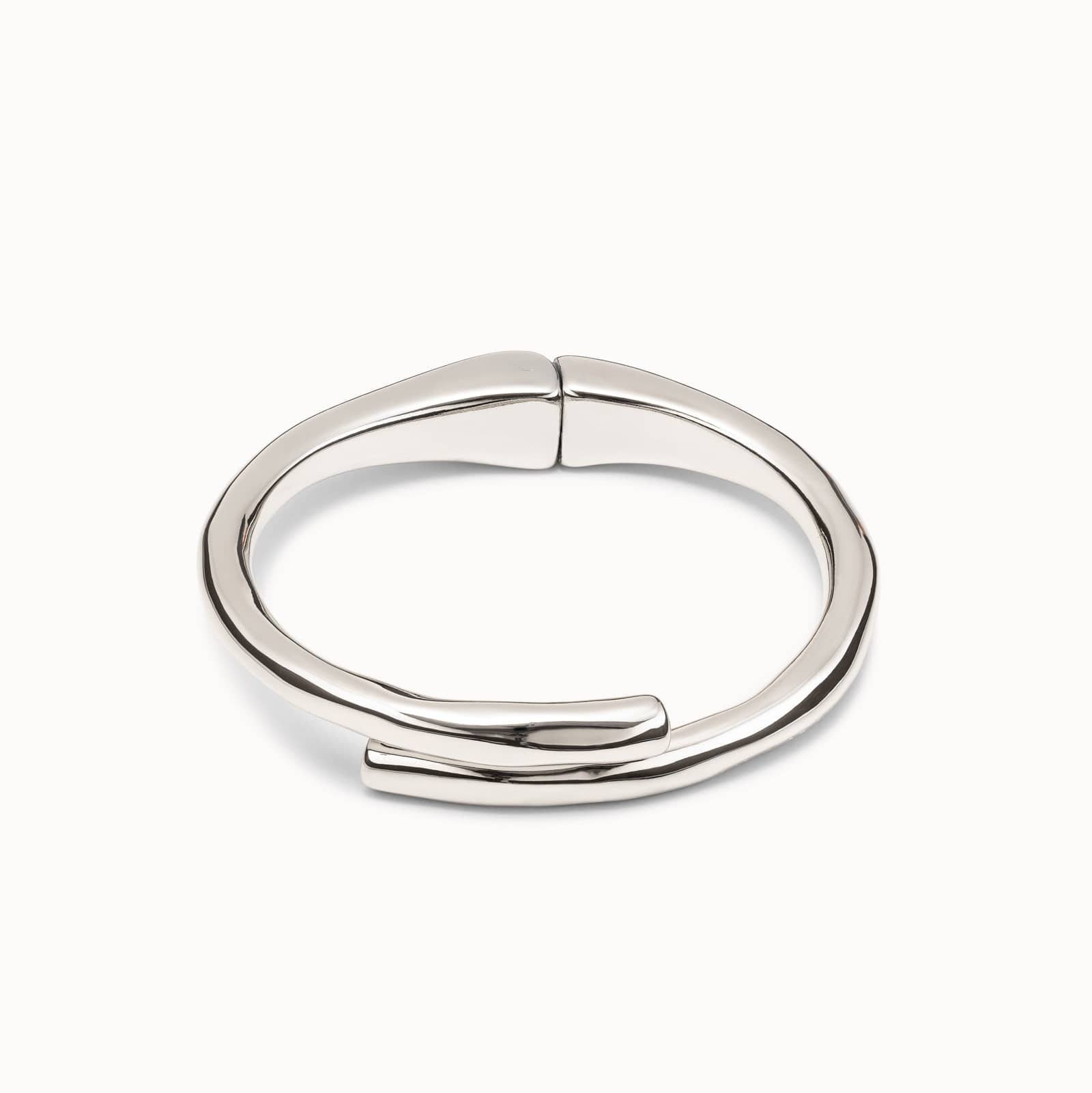 UNOde50 Bracelet 18K gold-plated tubular shaped bracelet with hidden spring