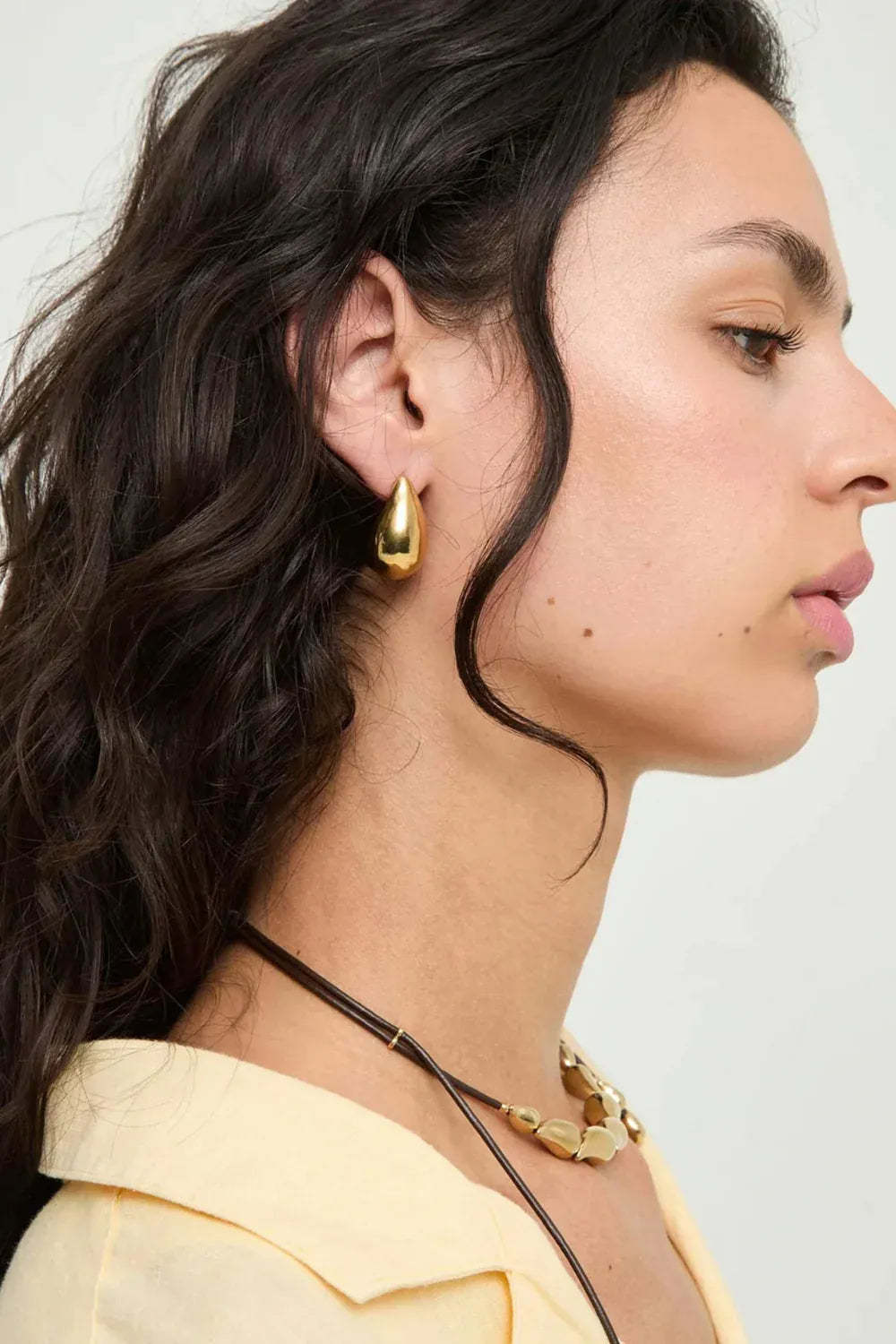 UNOde50 Earring Earrings Corium Teardrop Stud Earrings