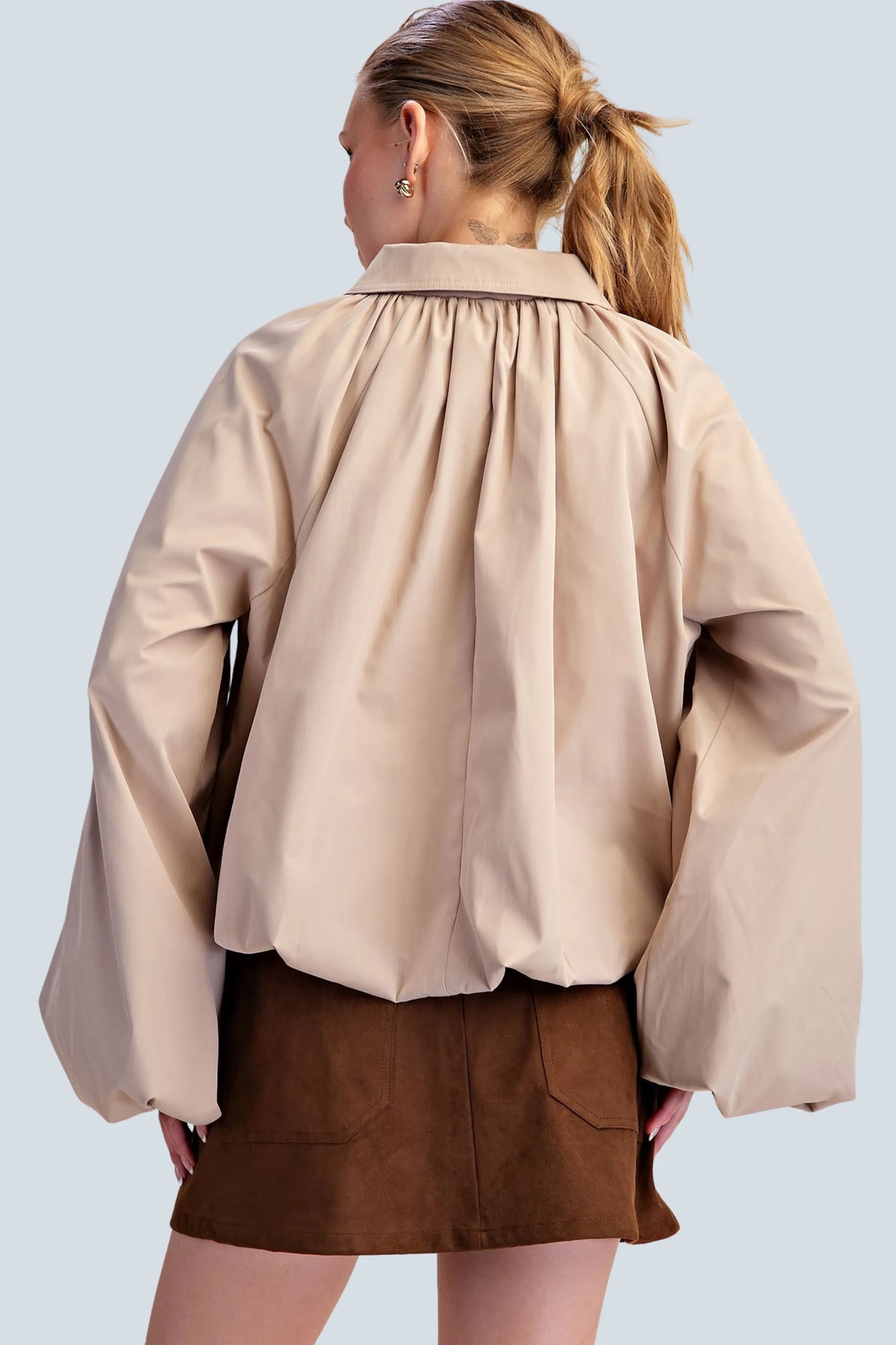 eBoutike Top Bomber Balloon Jacket