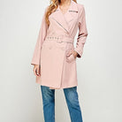 Blush Jacket w/Belted Waist - éBoutiké