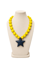 eBoutike Necklace Wooden Hexagon Star Pendant Necklace