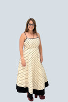 eBoutike Dress Polka Dot Midi Dress