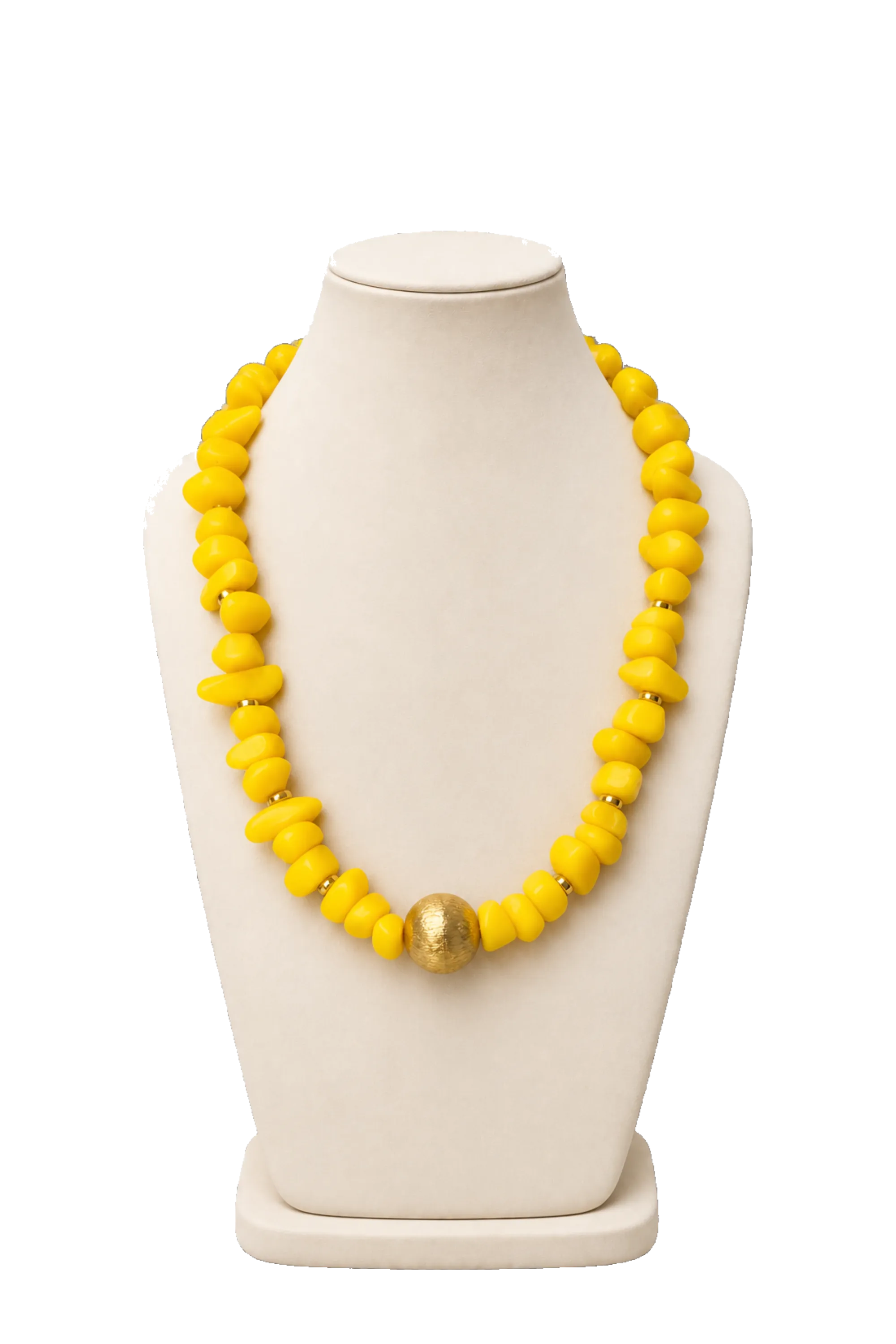 eBoutike Necklace Resin Necklace with Gold