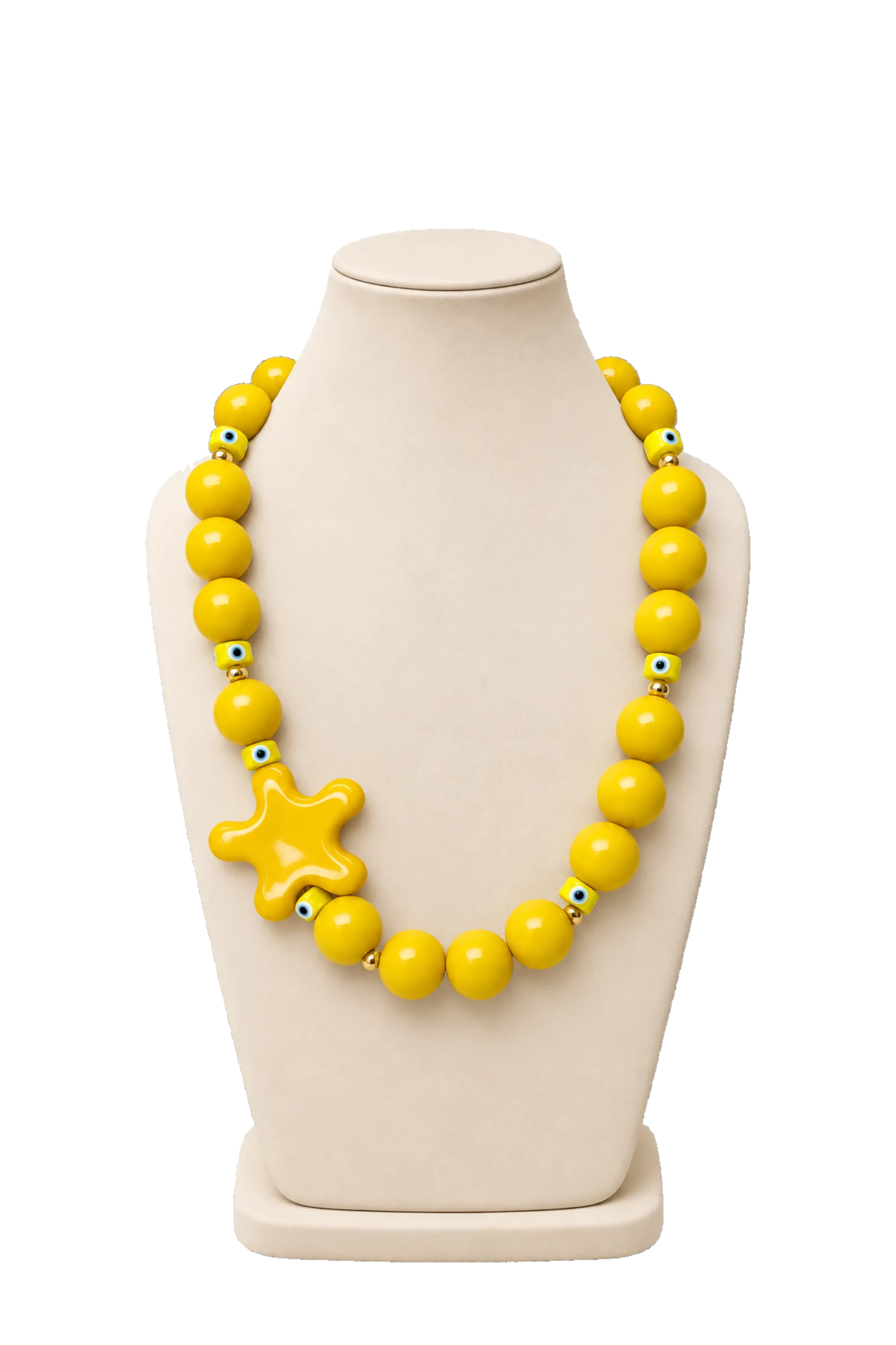 eBoutike Necklace Bubblegum beads Necklace with Star