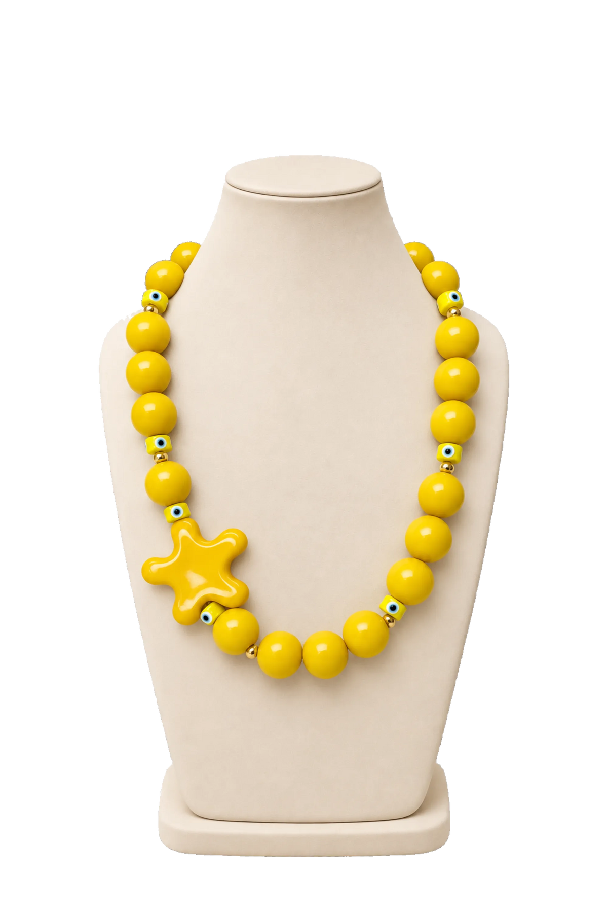 eBoutike Necklace Bubblegum beads Necklace with Star