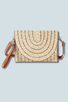 eBoutike Handbag Multi Color Straw Clutch Bag / Crossbody Bag