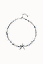UNOde50 Necklace Starblue Necklace with crystals and big starfish