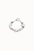éBoutiké Bracelet Starblue Elastic bracelet with blue crystals and starfish