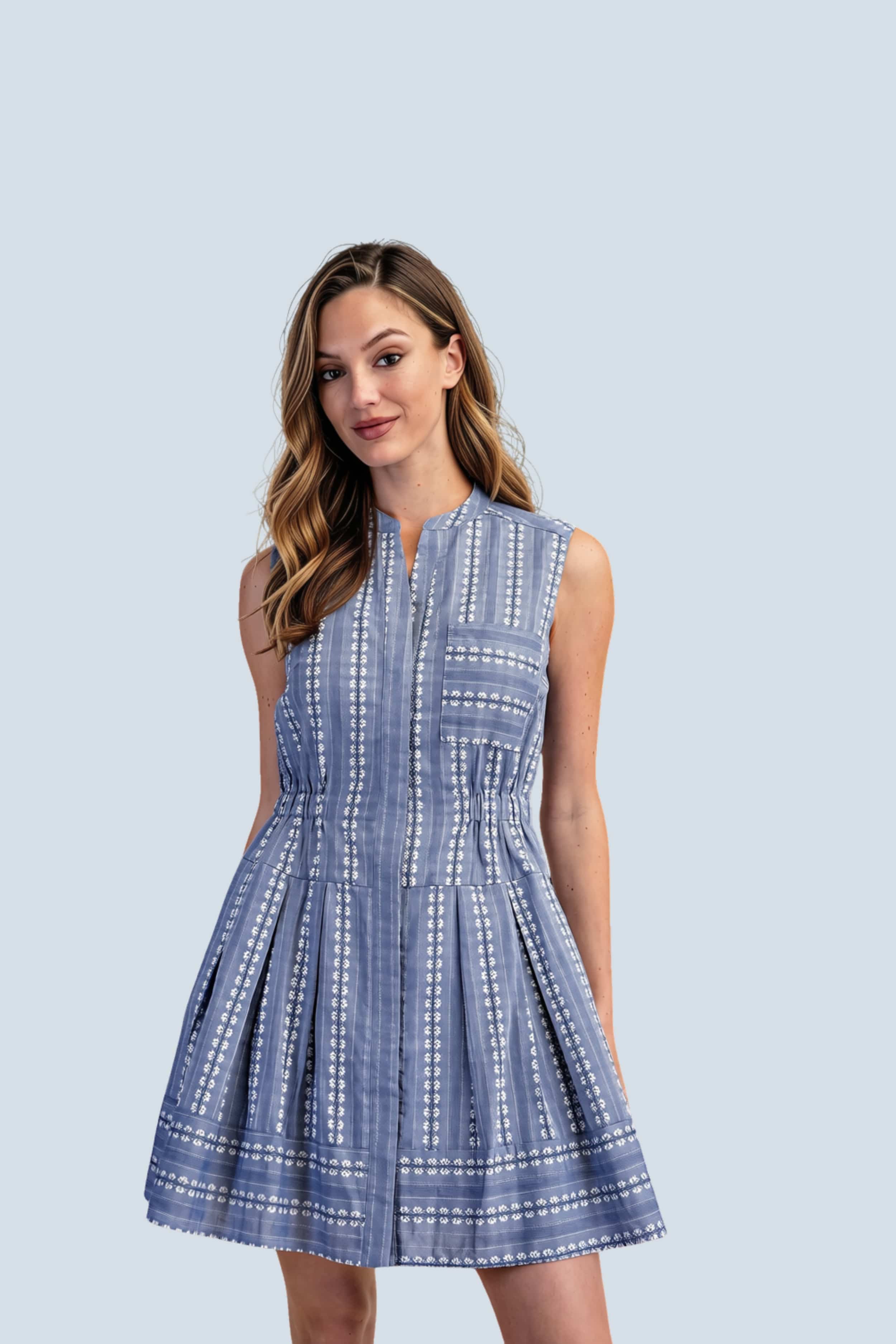 eBoutike Dress Dress Sleeveless V-Neck