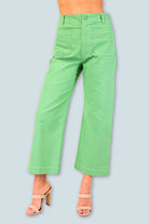 eBoutike Bottom Cropped Wide Leg Pants