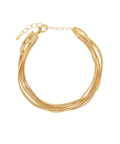 eBoutike Bracelet Snake Chain Multi Layered Bracelet