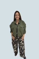 eBoutike Bottom Camouflage Barrel Pants