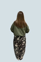 eBoutike Top Military Jacket Olive Camo / OS